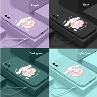 for Huawei Y7 Pro 2019 Y9 2018 Y9 Prime Y6 Pro 2019 Y7 Prime P20 P30 P40 P50 P60 Pro P10 Plus P20 P30 Lite Sanrio Cinnamoroll Dog Phone Case Silicone cover casing Strap