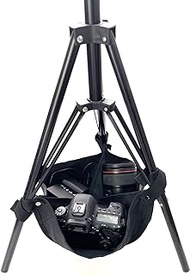 Knchy Tripod Stand Stone Bag with 3 Ultra Large Pockets, Tripod Sand Bag with Adjustable Stick Strap, Light Stand Weight Bag Camera Kit Storage Bag for Camera Tripod Photography Equipment Easel