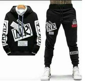 PROMO!! SETELAN PRIA DEWASA MOTIF NR LENGAN PANJANG CELANA JOGER BAHAN BABYTERRY