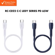 REMAX RC-C022 Type-C to L Fast Charging Cable – 20W PD Data Cable for Compatible Devices
