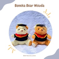 TERLARIS BONEKA WISUDA/BONEKA BEAR WISUDA/BONEKA KEROPI WISUDA/BONEKA