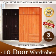 Cheapest Best-Selling 10 Door Open Wardrobe Cabinet + FREE INSTALL.FREE DELIVERY