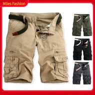 Button Zipper Closure Casual Shorts Men Versatile Outdoor Shorts Mens Cargo Shorts Multi-pocket Spor