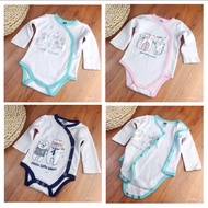 【Ready Stock】0-6 month Baby Boy Girl Romper Jumpsuit Newborn baby kids long sleeve Cute baby Clothes
