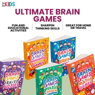 FYKIDS - ULTIMATE BRAIN GAMES - 6 Variations - Educational Activity Books for Kids (6+ Years)