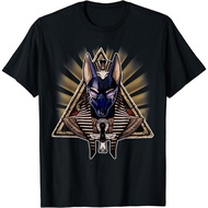 Ancient Egypt Pyramid Ankh Egyptian God Anubis T-Shirt