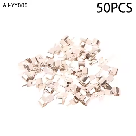 γYy8γγAg6γ50Pcs 2026 New Spring Steel 18650 Battery Clip 18650 Battery Holder Battery Contact Batter