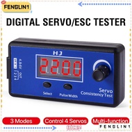 FENGLIN RC Servo Tester, DC 4.8~6V Digital Display ESC Consistency Tester, RC Parts 3 Modes Tester D
