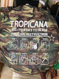 เต็นท์สปริงกางอัตโนมัติ เต็นท์โยน มี2ประตู 2หน้าต่าง มีมุ้งกันยุง ขนาด 170x260x135 CM นอนได้3-4คน