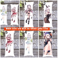 Gối dài in hình Light Novel Arya-San Bàn bên thi thoảng lại thả thình tôi bằng tiếng nga/gối ôm anim