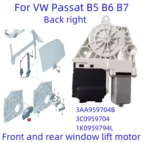 New Window lift motor module For VW Passat B5 B6 B7 1K0959794L 1K0959795L 3AA959794 3AA959795 3C0959