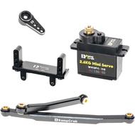 RampCrab Micro 2.6KG Servo dengan Pautan Stereng, Braket Pemasangan Servo dan Horn Servo untuk CR18P