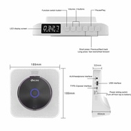 Wall Mounted CD Player With Bluetooth Remote Control USB Drive LED Display HiFi Speaker Portable Home Discman Audio FM Radio cd player with usb
