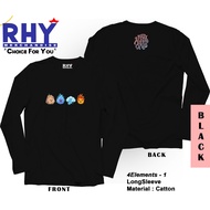 4Elements Series FreenBecky Englot Applemim NamneungNoey Thai Kaos T-Shirt Long Sleeve (UNOFFICIAL) 