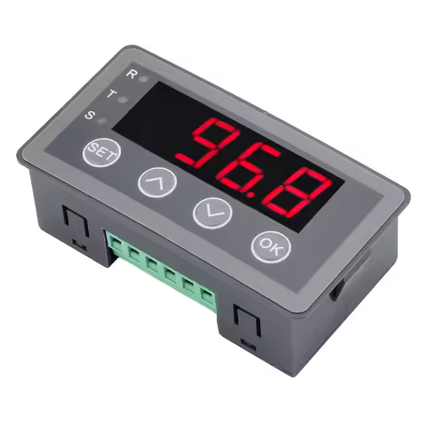 Digital Display Meter 0-10V 0-20mA 2-10V 4-20mA 6-25V 0-40mA 8-25V 0-50mA Analog Signal Input Panel 