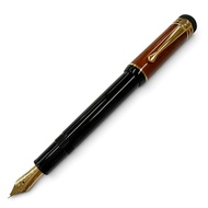 全新 ▼MONTBLANC萬寶龍 Vintage Writers 系列 2000 弗里德里希·席勒 18K B 尖 15042/18000 白星鋼筆ブラウン黑色 金色 德國製造 男士