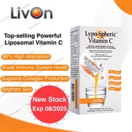✅ New Stock Exp 082025 Livon Lypo Spheric Lipo Vitamin C 1000mg –100 Imported from USALIPOSOMALCollagen