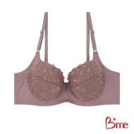 Bme เสื้อชั้นในมีโครง Level 1 ฟองบางรุ่น ME1C68 สีนู้ด สีน้ำตาล (ลูกไม้ลาย Cherry Blossom)