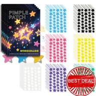 Large Capacity Colored Star Shape Acne Patch Pe Y2k Skincare Style Non-irritating L8h5