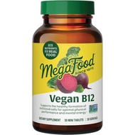 MegaFood Vegan Vitamin B12, Vitamin B Supplement with Vitamin B6, B12 Vitamins, and Folic Acid, Supp