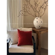 Texdream Attitude Burgundy Red Pillowcase Sofa Living Room Cushion Christmas New Year Bedside Pillow