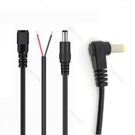 50cm 2 pin wire DC male female cable right angel cord 5.5mmx2.1MM 3A 5A Power Plug supply extend Cha