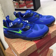 Sepatu badminton eagle Orbits Biru dan biru tua/kuning