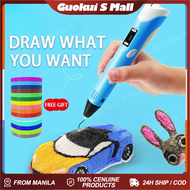 Guokui Original 3D Printer Pen Full Set with Filament 3M 3 Colors Toy for kids Scratch Pen For Chick