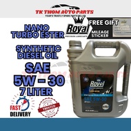 ROYAL NANO TURBO ESTER SYNTHETIC DIESEL OIL SAE 5W-30 CJ4 7L