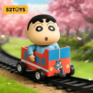 52TOYS Crayon Shin-Chan Train Squad Blind Box Collectible Figure Desktop Ornament Birthday Gift Toy 