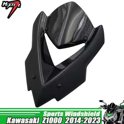 Motorcycle Windscreen Visor Windshield Deflector For Kawasaki Z1000 2014-2023 Z-1000 Z 1000 2022 202