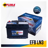 แบตเตอรี่รถยนต์ PUMA รุ่น EFB LN3