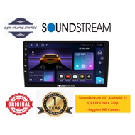 SOUNDSTREAM Android 12 Car Player 10inch Support 360 Camera DSP QLED (4+64GB) Android Player Original