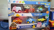 Poli 珀利救援隊 6 件套玩具車
