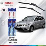 BOSCH CLEAR ADVANTAGE WIPER BLADE SET FOR KIA RIO (DE) 2005-2011 (21/18)