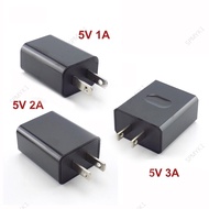 5V 1A 2a 3A Single USB Port US Plug USB Travel Charger Adapter Wall Charger Power Adapter  MYK1