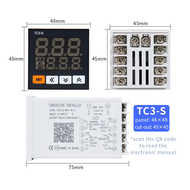 (dwarf) Thermoregulator Temperature Controller 220v AC PT100 K J Input TC3S TC3H TC3M PID Digital Th