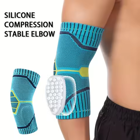 1pc Elbow Joint Compression Support Sleeve, Elbow Joint Wrapping and Support, Suitable for Fitness, 