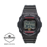 Casio G-Shock Back-to-original-basics theme Black Resin Band Watch DW5750E-1D DW-5750E-1D