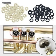 [Tooyful] Wool Felt Washer Trumpet Parts Valve Felt Pads Professional Brass Instrument Repair for Tr