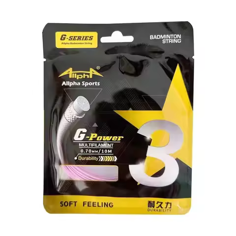 Allpha 20Pcs New Colors Badminton String 0.7mm 28 pounds Training Racket String