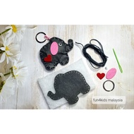 DIY Deepavali Sewing Craft | Elephant Plushie Keychain Kit