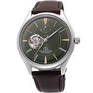 Orient Star Green Open Heart Dial RE-AT0202E00B RE-AT0202E Leather Watch