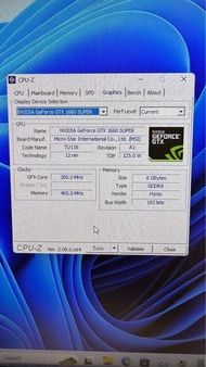 MSI Nvidia GeForce GTX1660 SUPER