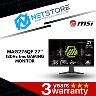 MSI MAG275QF 27" 180Hz GAMING MONITOR - 9S6-3CE21M-019
