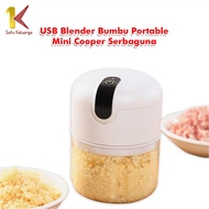 Satu Keluarga USB Mini Chopper Blender Bumbu Portable C454 Blender Daging Kecil Serbaguna USB CHARGI