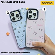 [IMC-03] Ribbon Motif Hardcase Case FOR REALME 10 4G REAL 11 4G REAL 12 5G REAL 5/5i/5s REAL 8 4G/8 