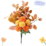 HILDAR Artificial Flowers Garden Party Hydrangea Bouquet Simulation Wedding Fake Flowers