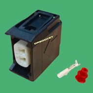 2 PIN TOYOTA HILUX REVO GUN126 1GD FORTUNER 2GD FUEL INJECTOR NOZZLE SOCKET CONNECTOR