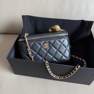 「MY精品」Chanel 金球長盒子 金球調節釦 晶片款近新